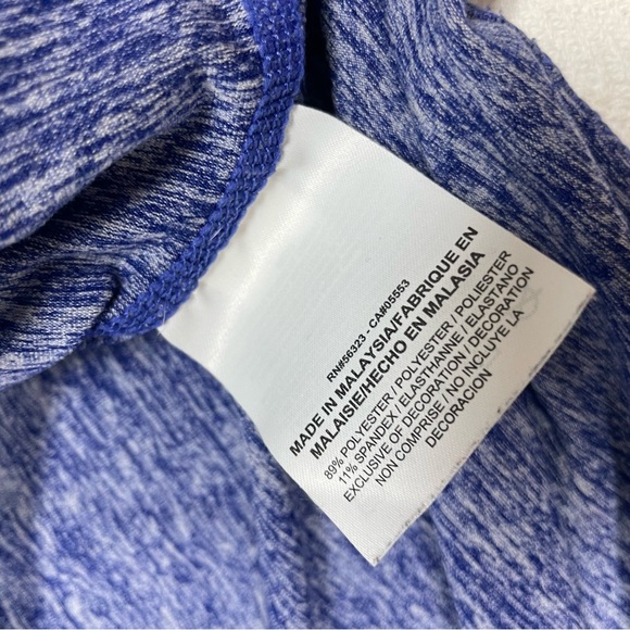 Nike Women's Heathered Blue Long Sleeve 1/4 Zip Size Large - Picture 5 of 7